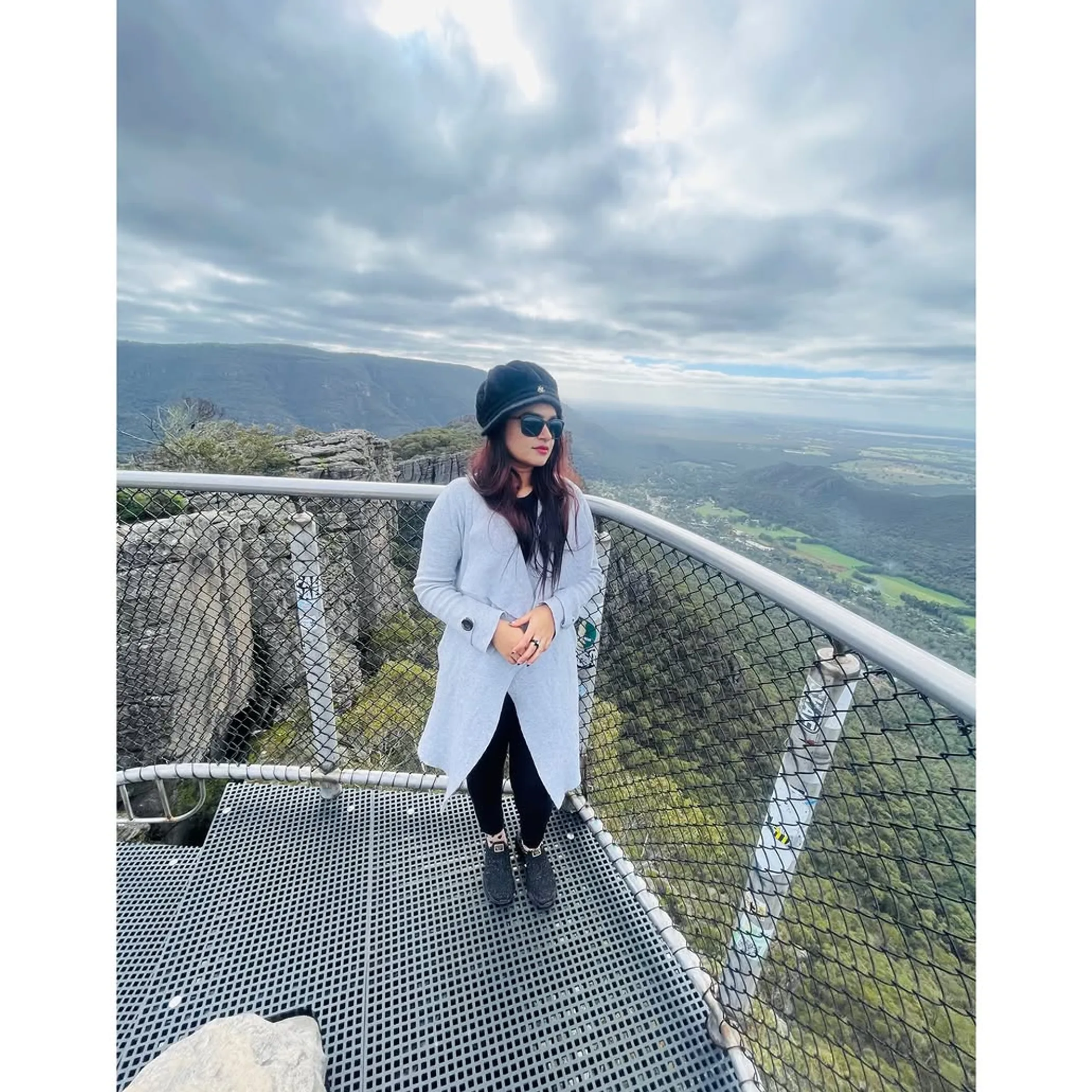 grampians grand canyon lookout panorama